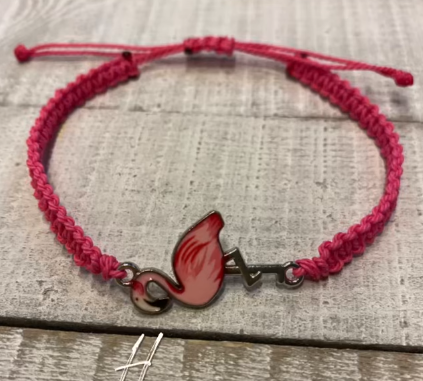 Flamingo bracelet