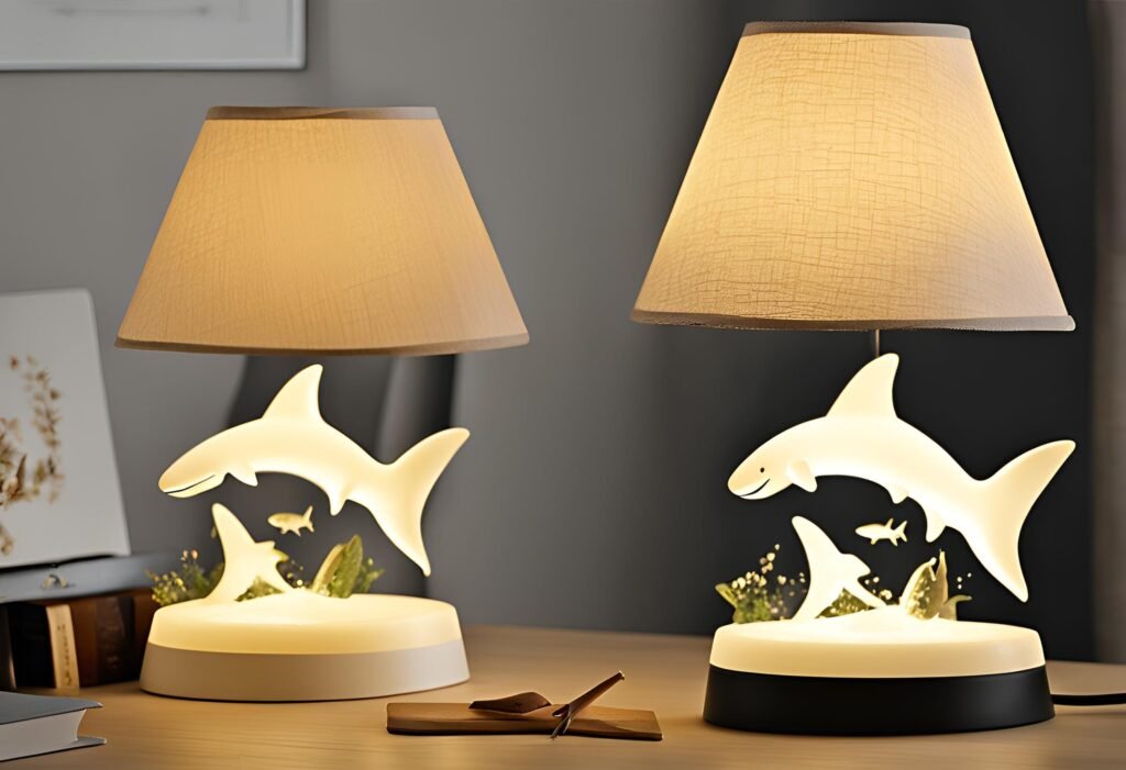 Shark Night Light Touch Table Desk Lamps